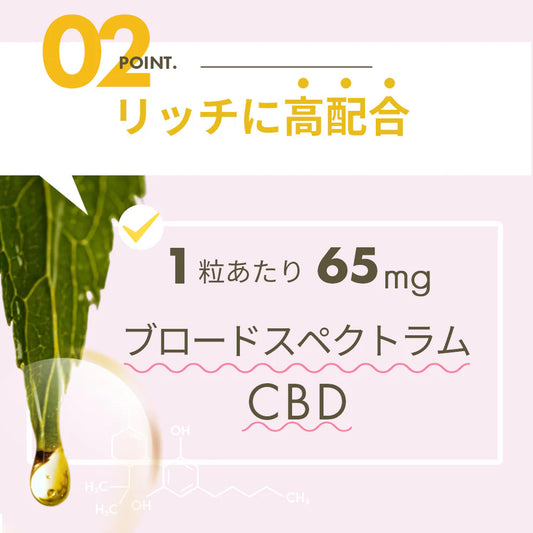 LILILALA CBD グミ 果汁100% 大容量 60粒 [高濃度 CBD 3900mg 65mg/粒] (60粒) 着色料不使用 てんさい糖