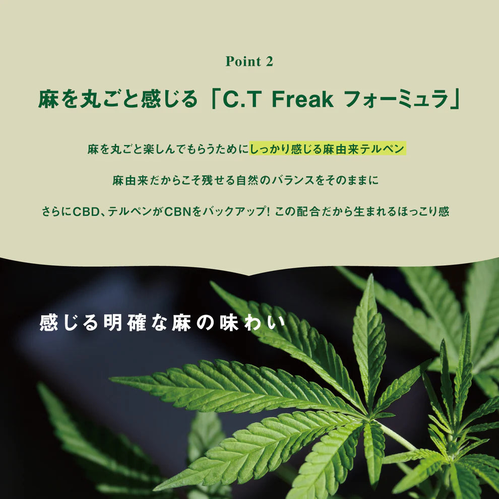 CT Freak CBN グミ Feel Deeply CBN 2400mg CBD配合 (CBN 150mg /粒)
