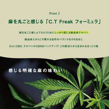 CT Freak CBN グミ Feel Deeply CBN 2400mg CBD配合 (CBN 150mg /粒)