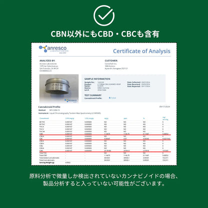 CT Freak CBN グミ Feel Deeply CBN 2400mg CBD配合 (CBN 150mg /粒)